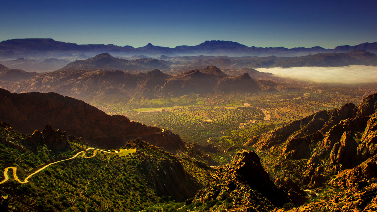 Vallée d'Ammeln dans l'Anti-Atlas près de Tafraoute